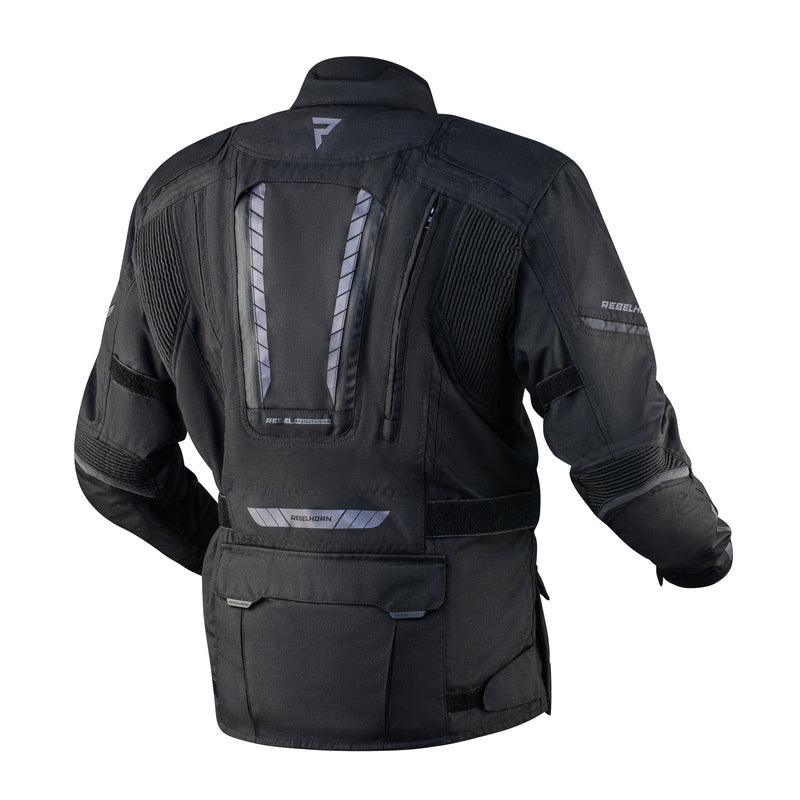 KURTKA MOTOCYKLOWA TEKSTYLNA REBELHORN HIKER 3 BLACK