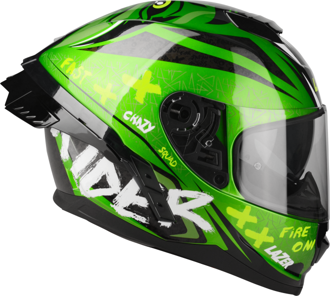 Kask Motocyklowy LAZER RAFALE SR Oni Zielony (kol. Czarny - Zielony) – zdjęcie 4