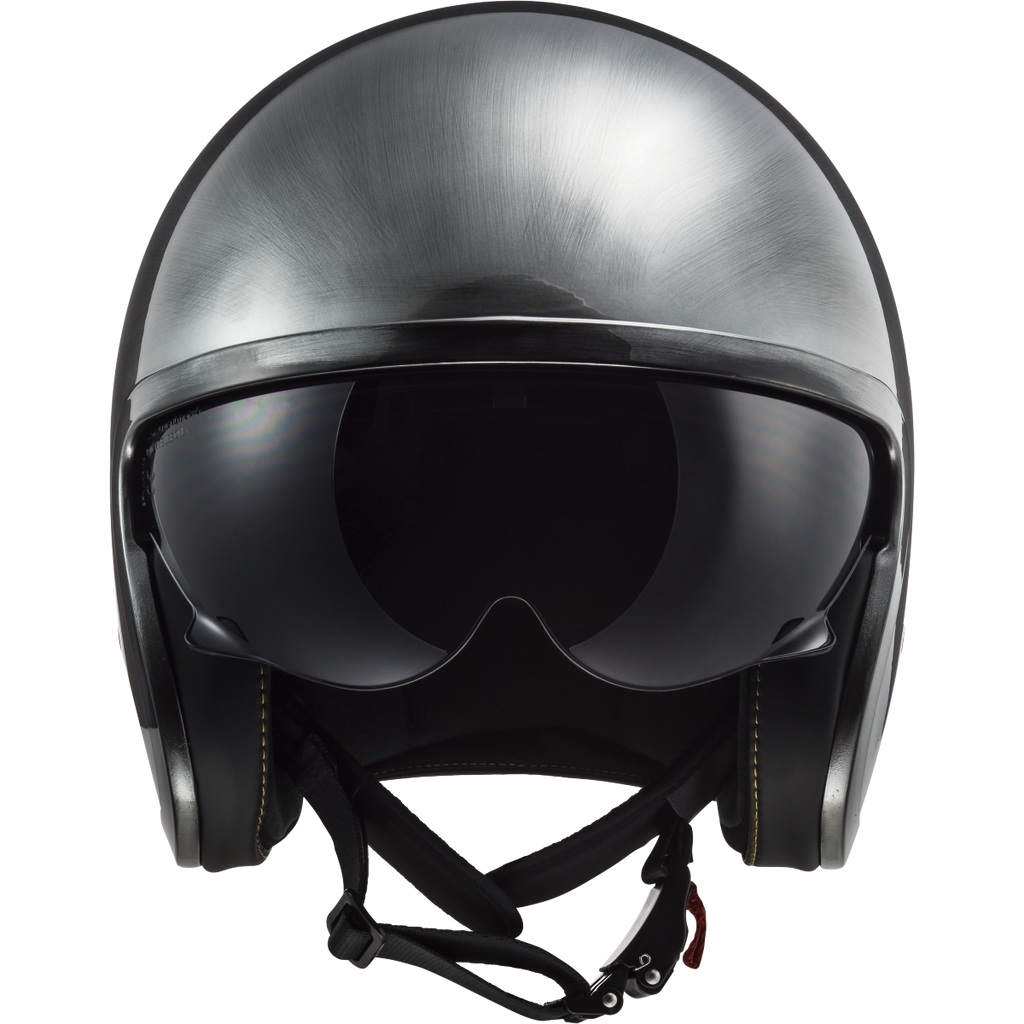 KASK LS2 OF599 SPITFIRE II JEANS TITANIUM-06