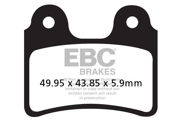 EBC Brakes Klocki hamulcowe EBC FA303TT (kpl. na 1 tarcze)