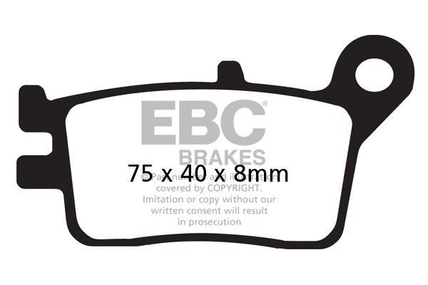 EBC Brakes Klocki hamulcowe EBC FA153 (kpl. na 1 tarcze)