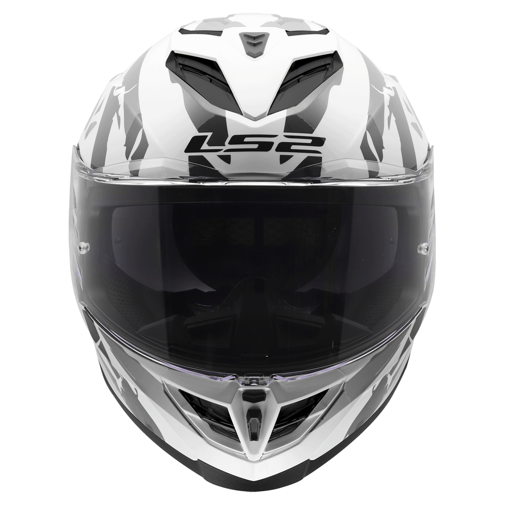 KASK LS2 FF818 STORM III KAOS WHITE GREY