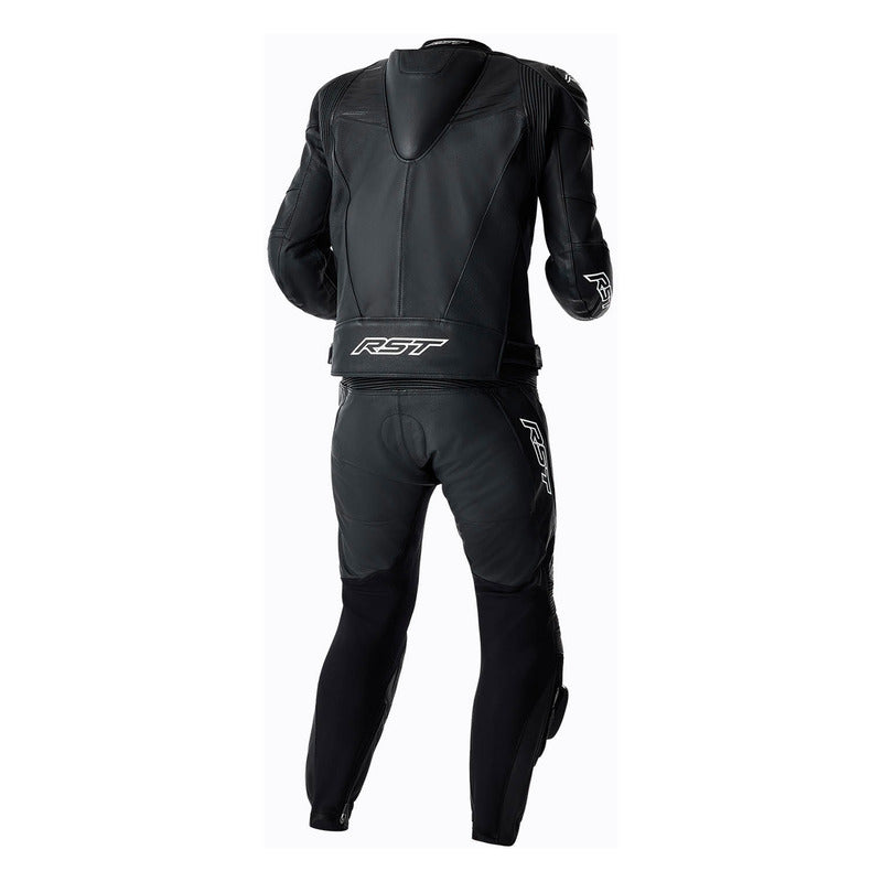 KURTKA MOTOCYKLOWA SKÓRZANA RST TRACTECH EVO D3O BLACK WHITE S