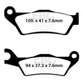 EBC Brakes Klocki hamulcowe EBC SFA732 skuterowe (kpl. na 1 tarcze)