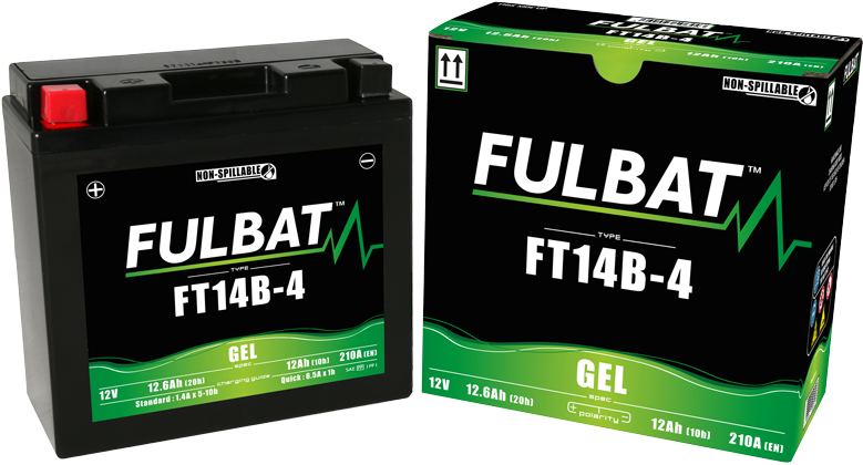 Akumulator FULBAT FUL GEL - FT14B-4 / YT14B-4 (Żelowy, bezobsługowy)