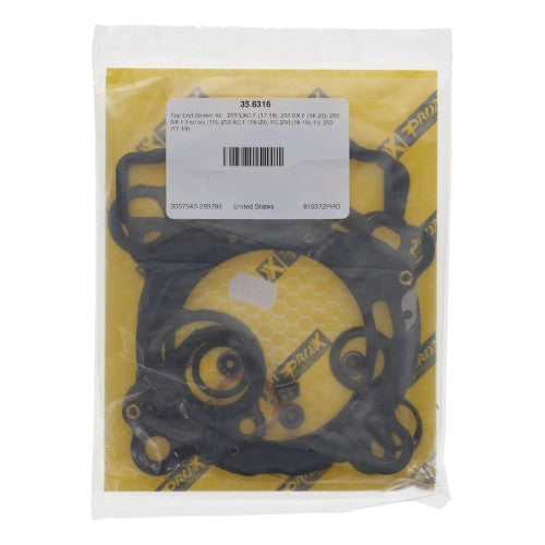 ProX Racing Parts ProX Zestaw Uszczelek Top End KTM250SX-F '16-22 + FC250 '16-22