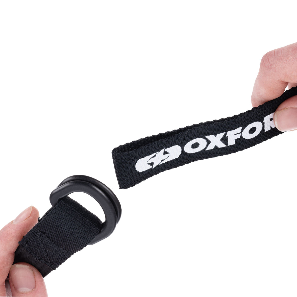 OXFORD PASY TRANSPORTOWE ATLAS D-RING 26MM X 1,2 M KOLOR CZARNY – zdjęcie 2