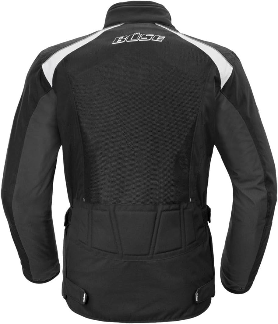 Kurtka motocyklowa BUSE Arco czarno-biała