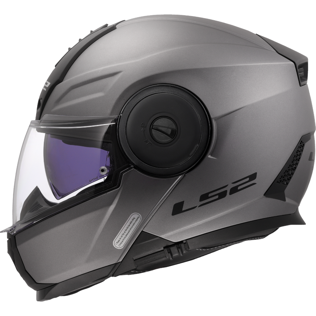 KASK LS2 FF902 SCOPE II SOLID TITANIUM +PNLCK
