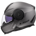 KASK LS2 FF902 SCOPE II SOLID TITANIUM +PNLCK