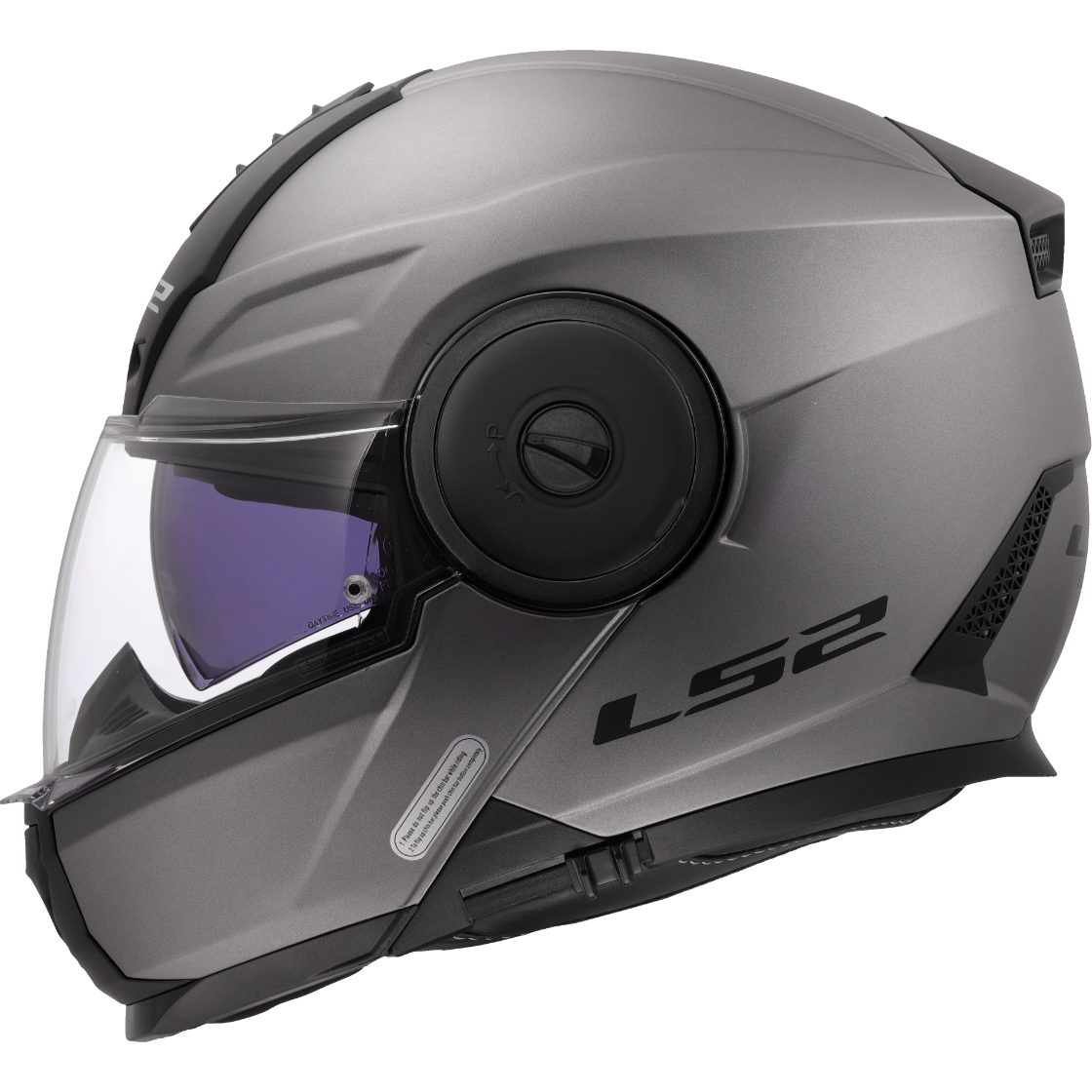 KASK LS2 FF902 SCOPE II SOLID TITANIUM +PNLCK