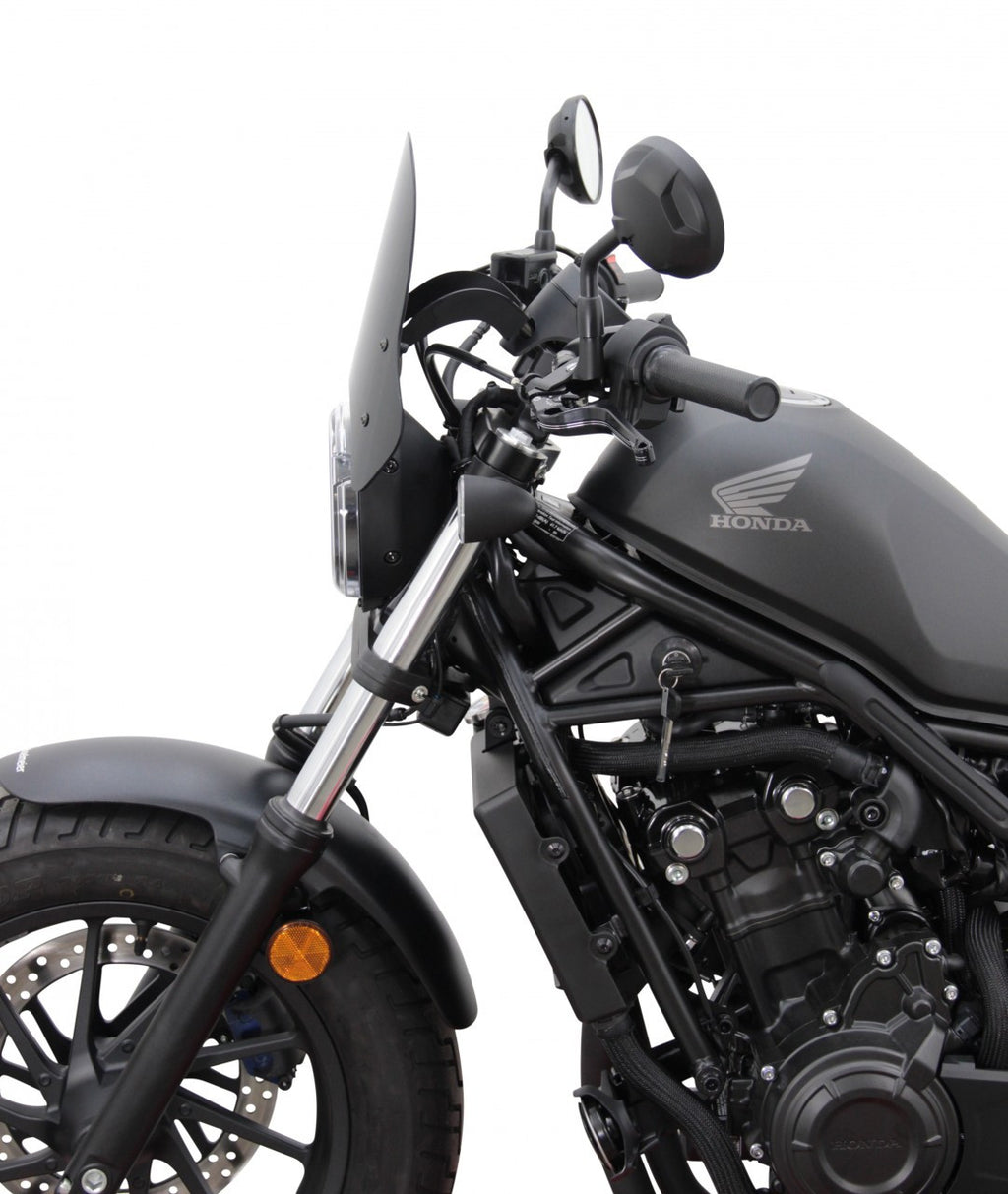 Szyba motocyklowa MRA HONDA CMX 500 REBEL 2020-, forma NSP, czarna