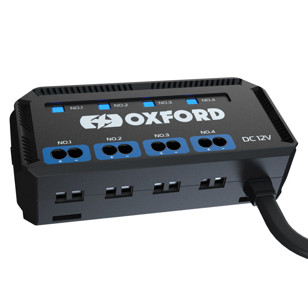 OXFORD SKRZYNKA PRZYŁĄCZENIOWA JUNCTION BOX 12V Z GNIAZDKAMI I Z BEZPIECZNIKAMI