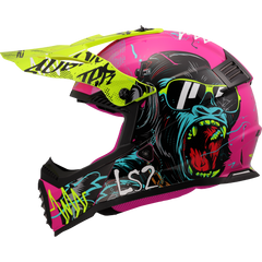 KASK LS2 MX437 FAST II MINI GORILLA PURPLE-06