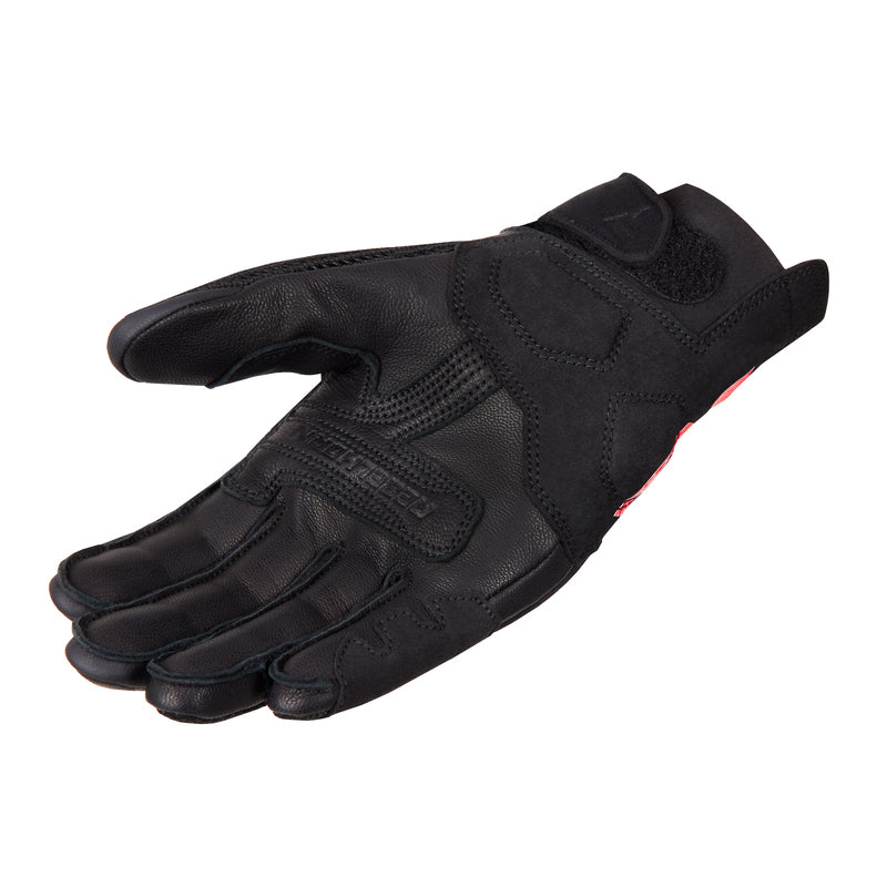 RĘKAWICE MOTOCYKLOWE DAMSKIE REBELHORN GAP 3 BLACK FLUO RED WXS