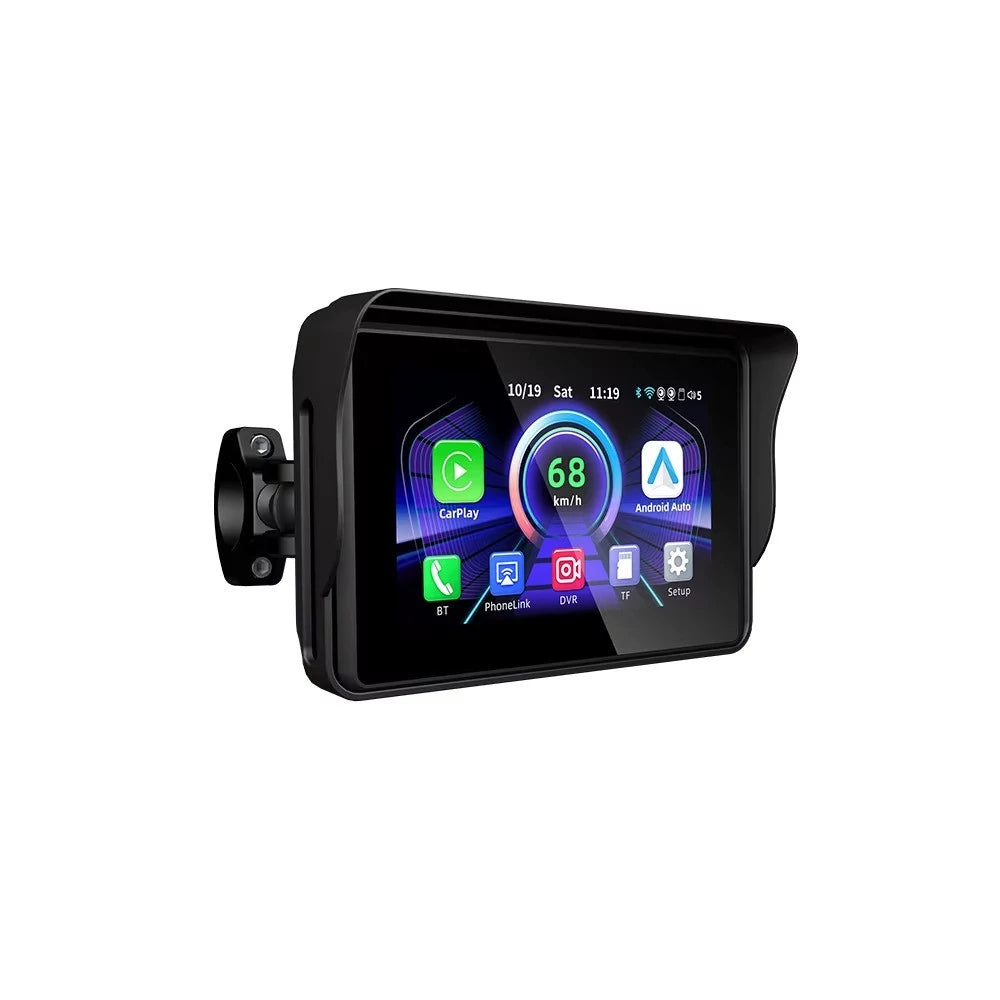 Ekran nawigacyjny NAVTICA Apex 5' do motocykla Android Auto / Apple CarPlay uniwersalny + do uchwytu BMW