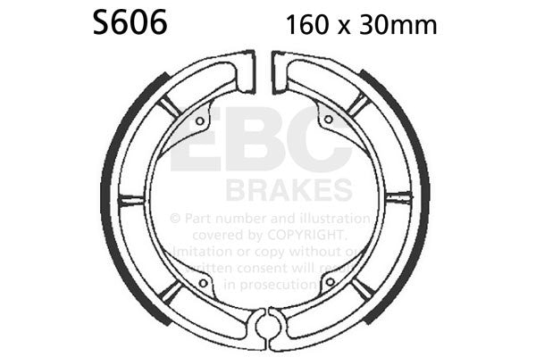 EBC Brakes Szczęki hamulcowe EBC S606 (1 kpl.)