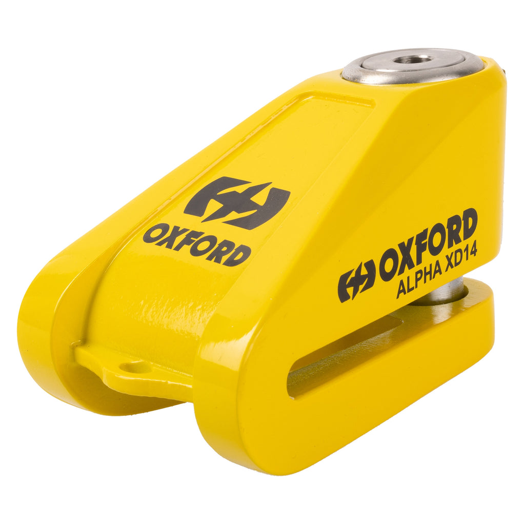 OXFORD BLOKADA TARCZY HAMULCOWEJ ALPHA XD14, TRZPIEŃ 14MM KOLOR ŻÓŁTY – zdjęcie 2