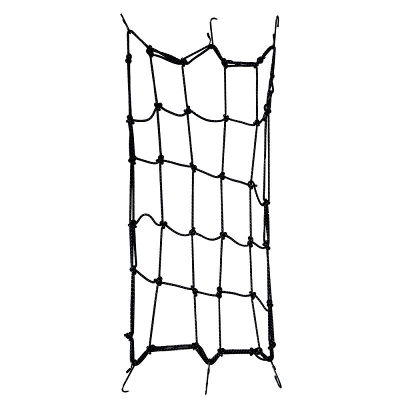 OXFORD SIATKA (PAJĄK) NA BAGAŻE Z 6 HAKAMI 30CM/30CM KOLOR CZARNY (ZASTĘPUJĘ OF127) – zdjęcie 3