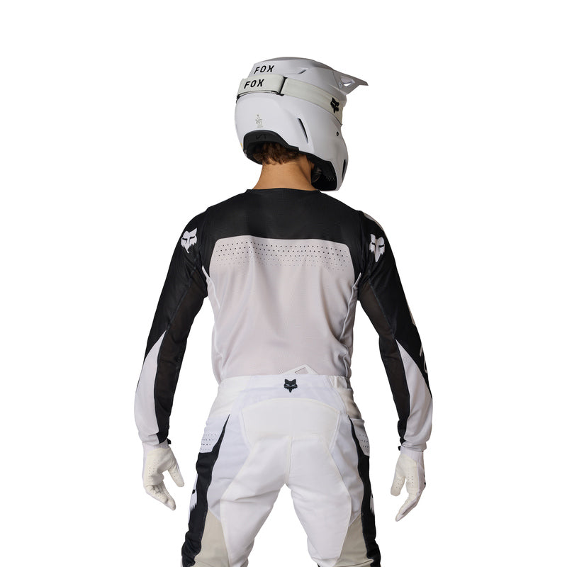 BLUZA MOTOCYKLOWA FOX 180 AIR TAPER BLACK WHITE