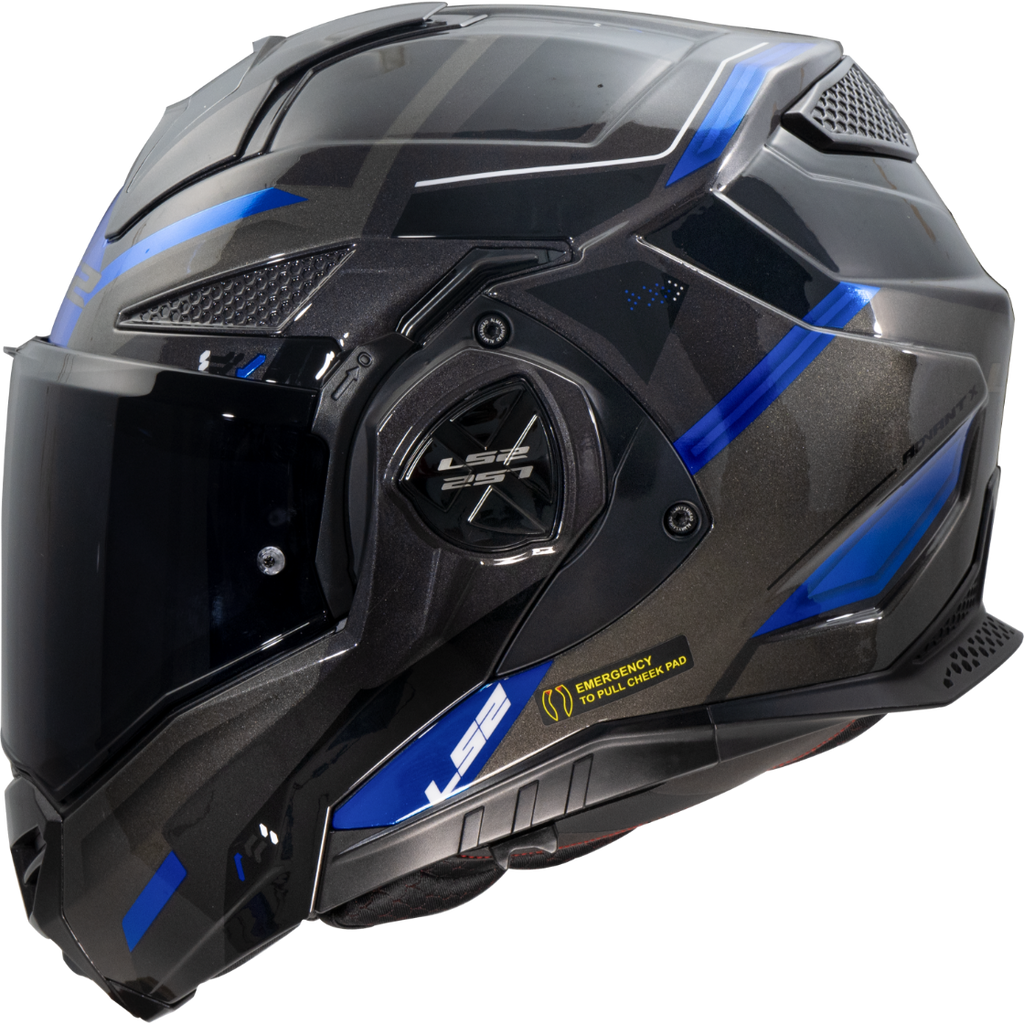KASK LS2 FF901 ADVANT X SPECTRUM BL-TIT-BL-06