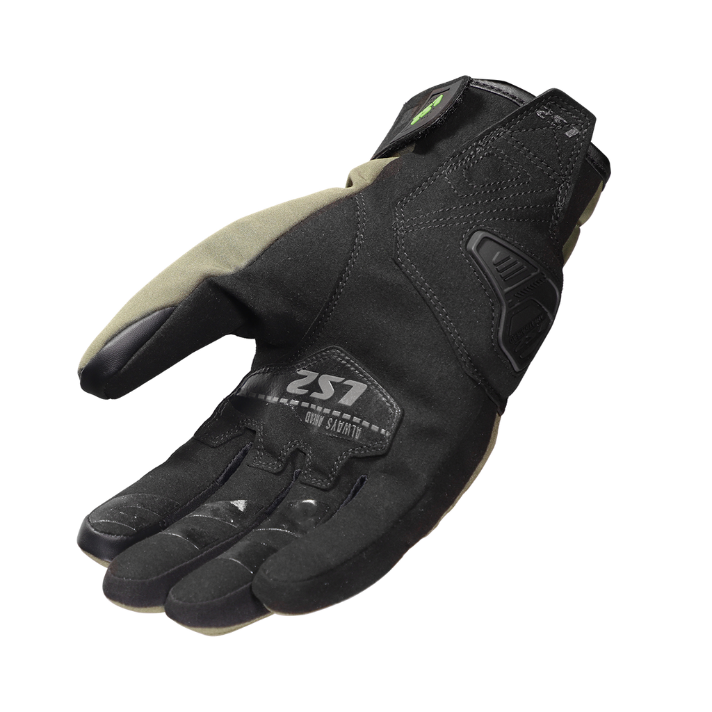 RĘKAWICE LS2 JET III MAN GREEN BLACK