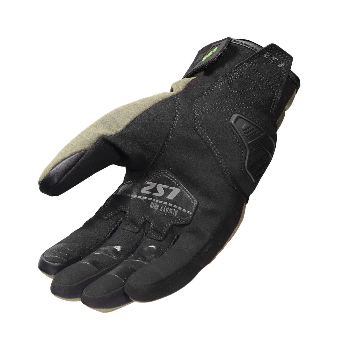 RĘKAWICE LS2 JET III MAN GREEN BLACK