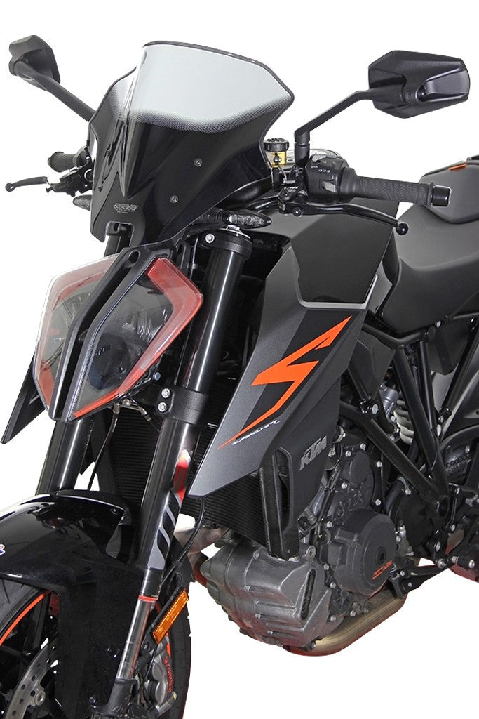 Szyba motocyklowa MRA KTM 1290 SUPER DUKE R KTM SUPERDUKE 2017-2019, forma NRM, przyciemniana