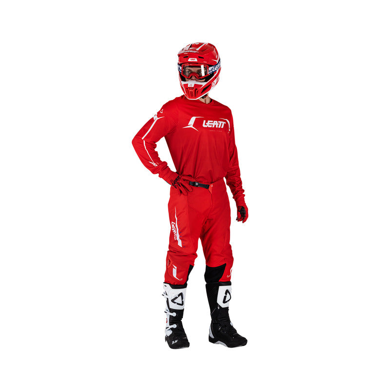STRÓJ OFFROADOWY BLUZA I SPODNIE LEATT RIDE KIT MOTO 3.5 RED XS