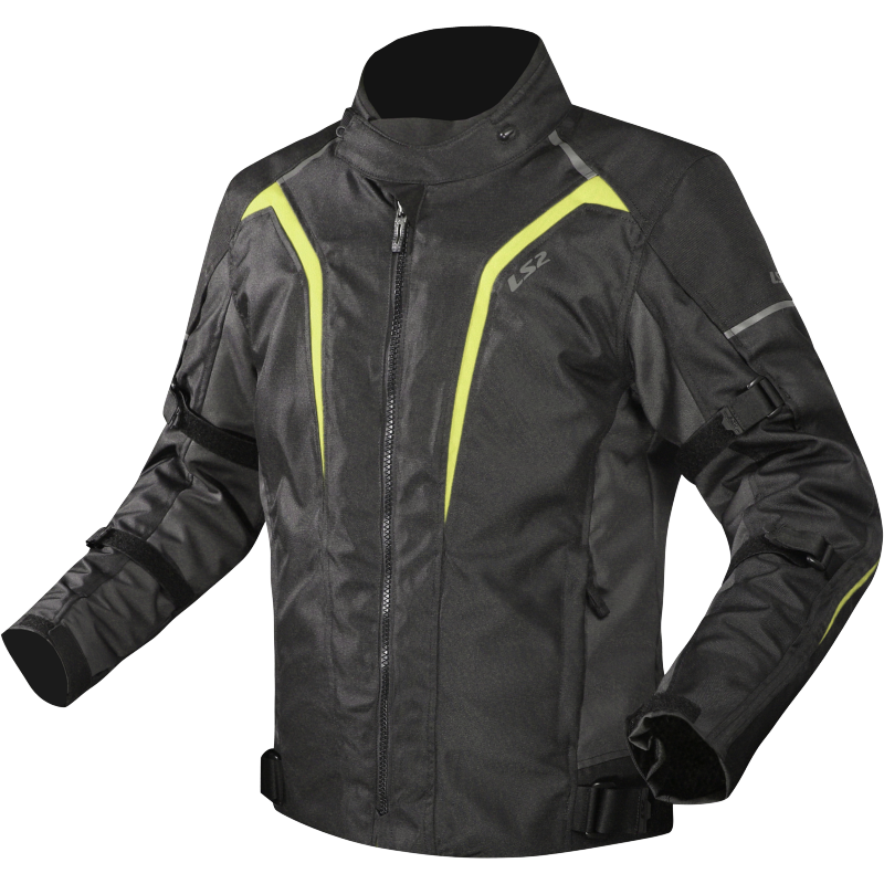 KURTKA LS2 SEPANG MAN BLACK GREY H-V YELLOW