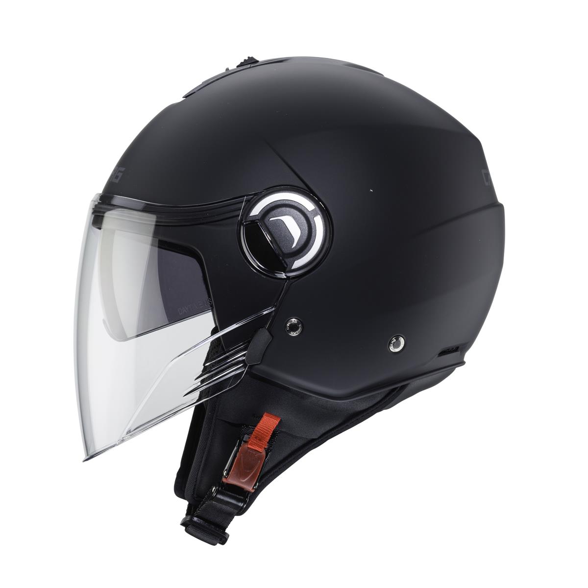 CABERG KASK OTWARTY JET Z BLENDĄ MODEL RIVIERA V4X SOLID KOLOR CZARNY MAT – zdjęcie 3