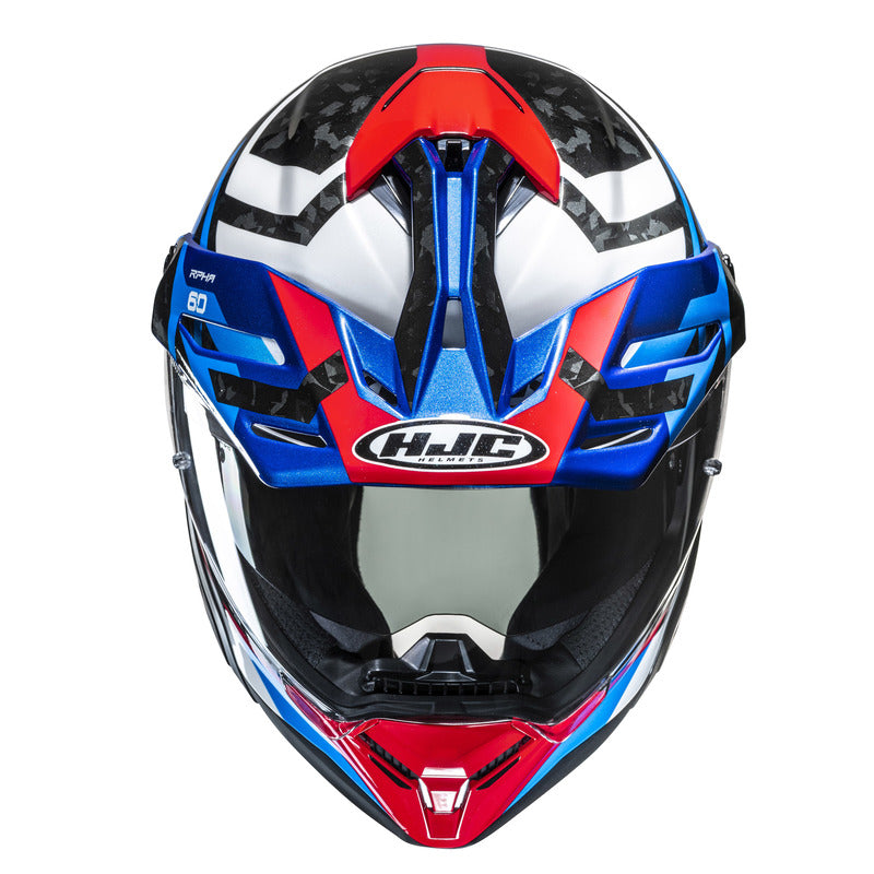 KASK MOTOCYKLOWY HJC RPHA60 DAKAR BLUE WHITE