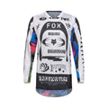 BLUZA MOTOCYKLOWA FOX 180 IMAGE COSMO WHITE BLACK