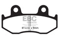 EBC Brakes Klocki hamulcowe EBC SFAC323 skuterowe karbonowe (kpl. na 1 tarcze)