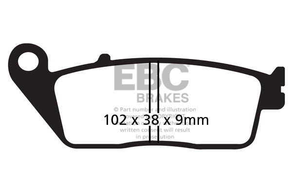 EBC Brakes Klocki hamulcowe EBC FA142HH wzmacniane (kpl. na 1 tarcze)