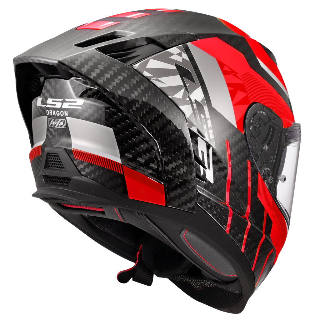 KASK LS2 FF807 DRAGON TRAX RED
