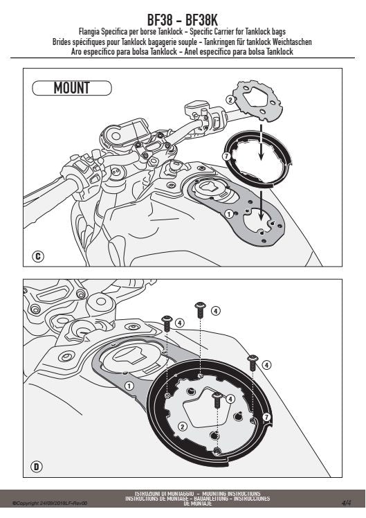 KAPPA MOCOWANIE TANKLOCK HONDA CB 1000R (18) – zdjęcie 5