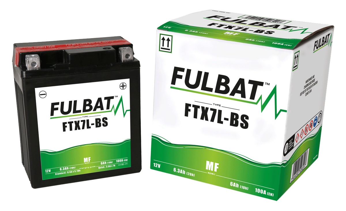 Akumulator FULBAT FUL MF - FTX7L-BS / YTX7L-BS (suchy, bezobsługowy, kwas w zestawie)