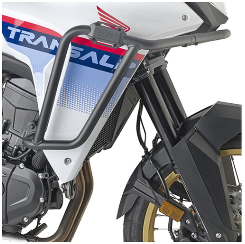 KAPPA GMOLE OSŁONY SILNIKA HONDA XL 750 TRANSALP '23-'25, CZARNE - GÓRNE