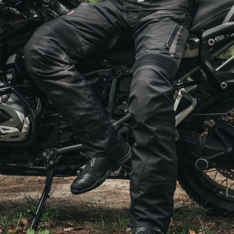 SPODNIE MOTOCYKLOWE TEKSTYLNE OZONE VULCAN BLACK