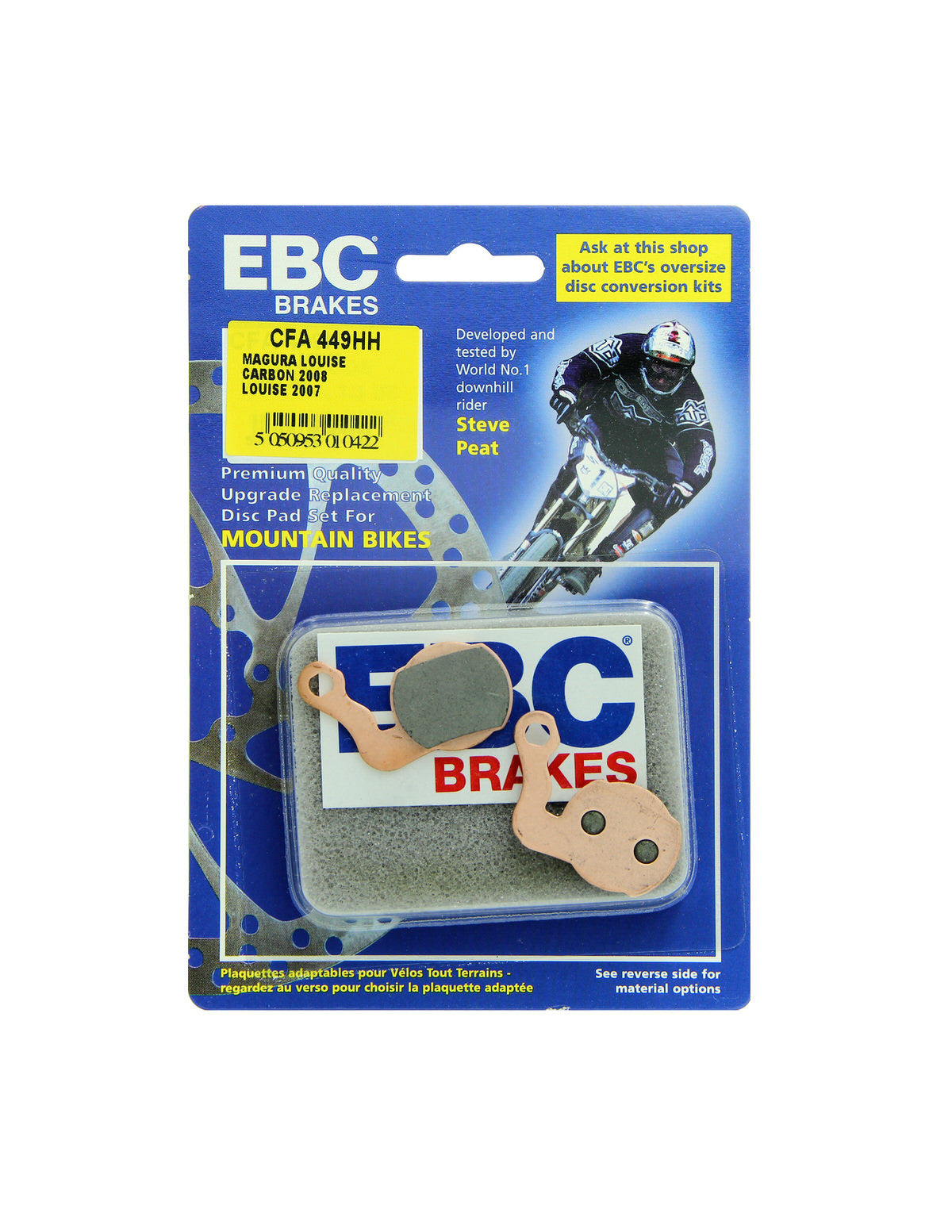 CFA449HH - Klocki hamulcowe rowerowe (spiekane) EBC Brakes – zdjęcie 2