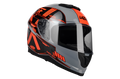 Kask Motocyklowy LAZER RAFALE EVO Roadtech (kol. Szary - Czerwony - Matowy)