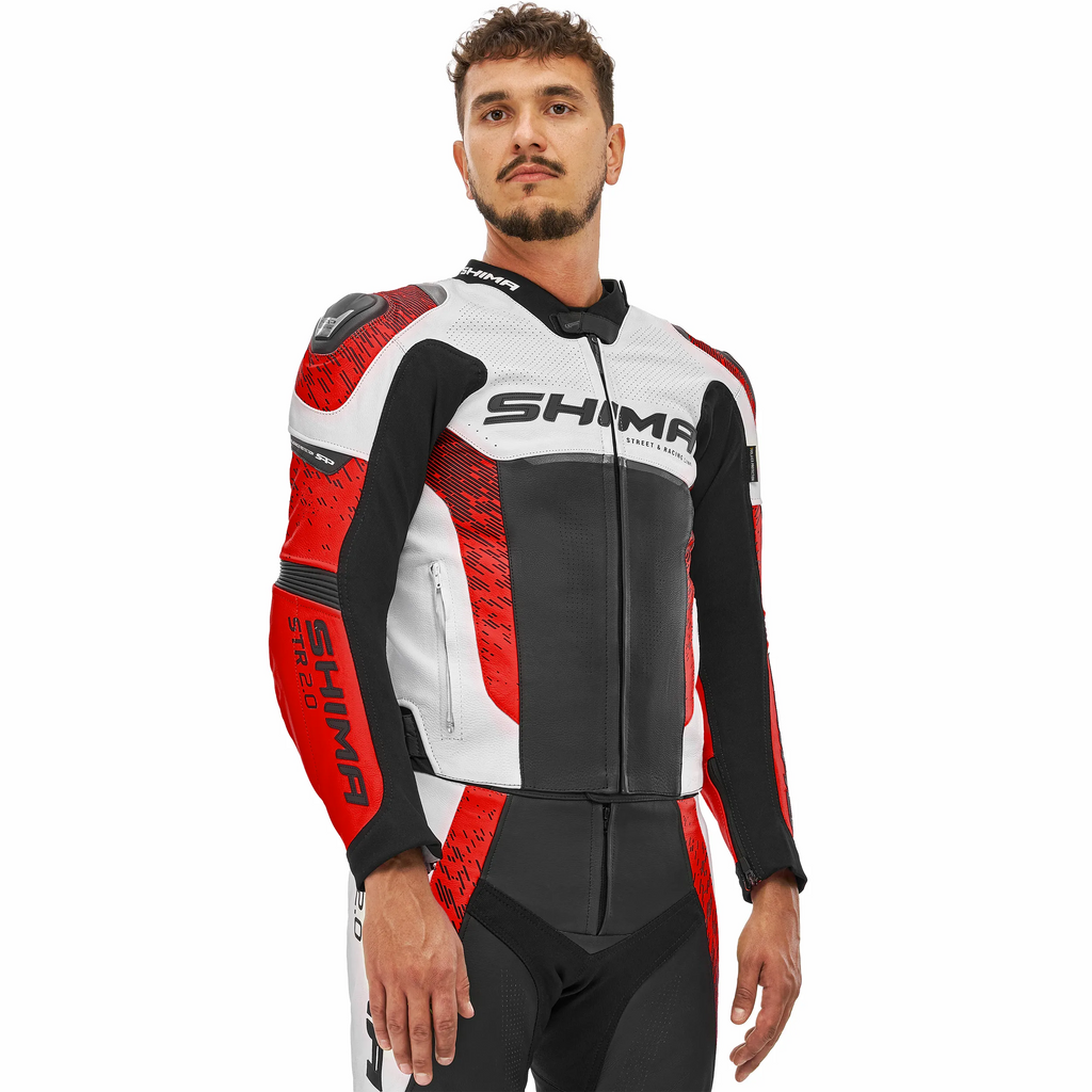 SHIMA STR 2.0 JKT RED FLUO