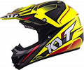 Kask Motocyklowy KYT CROSS OVER POWER czarny / żółty fluo