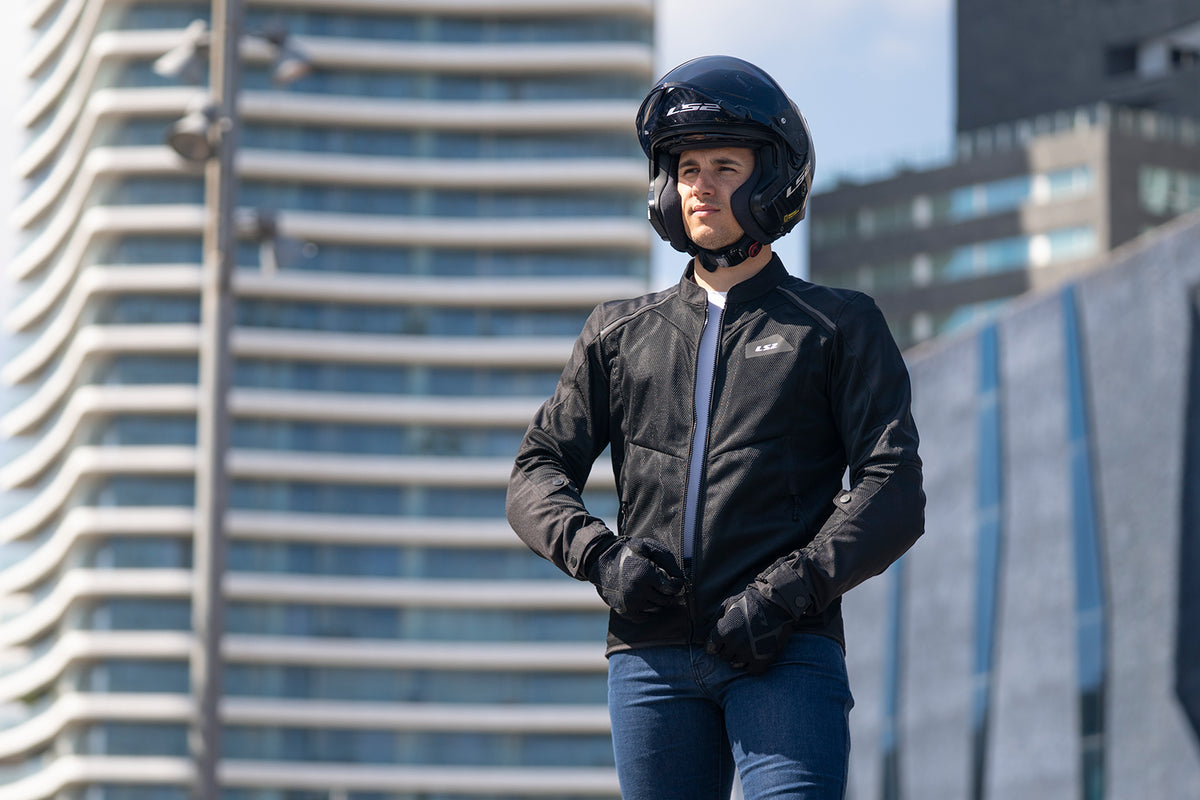 KURTKA LS2 BREEZE LADY BLACK YELLOW