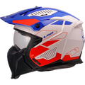 KASK LS2 OF606 DRIFTER TREK WHITE BLUE RED