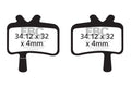 CFA394HH - Klocki hamulcowe rowerowe (spiekane) EBC Brakes