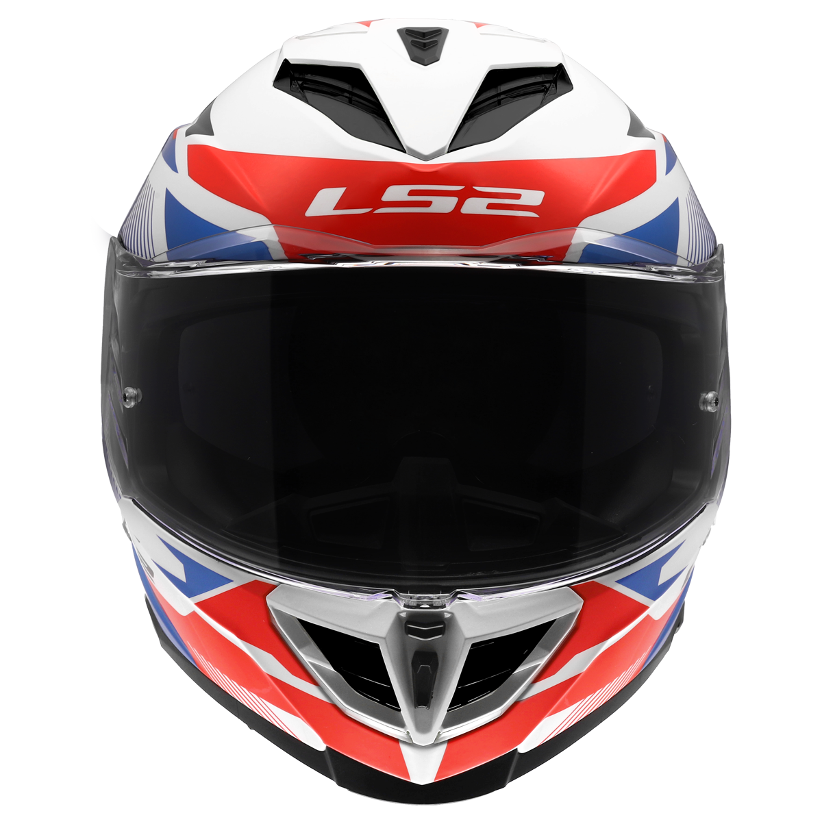 KASK LS2 FF818 STORM III KOMAI WHITE BLUE RED