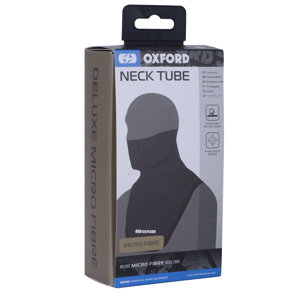 OXFORD OCIEPLACZ SZYI / KARKU NECK TUBE MICRO FIBRE BLACK KOLOR CZARNY – zdjęcie 2