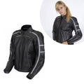 Kurtka motocyklowa damska skórzana LOOKWELL SQUADRA LADY czarna